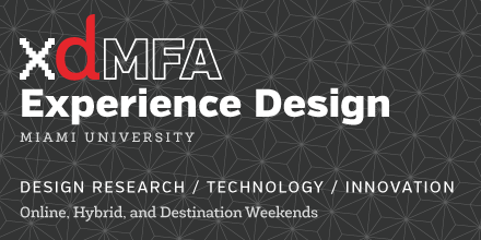 a graphic with the xdMFA logo